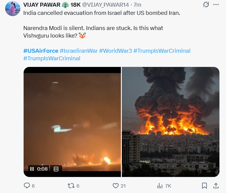 HardikPand14826's tweet photo. Be Aware from Propaganda like this. These are Paid Tweets⚠️ https://t.co/m5O3RjDQBx
