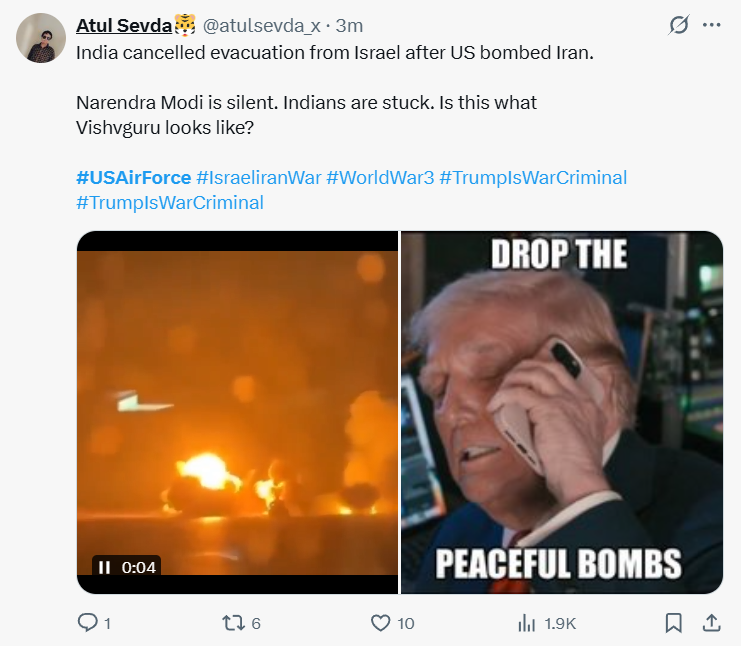 HardikPand14826's tweet photo. Be Aware from Propaganda like this. These are Paid Tweets⚠️ https://t.co/m5O3RjDQBx