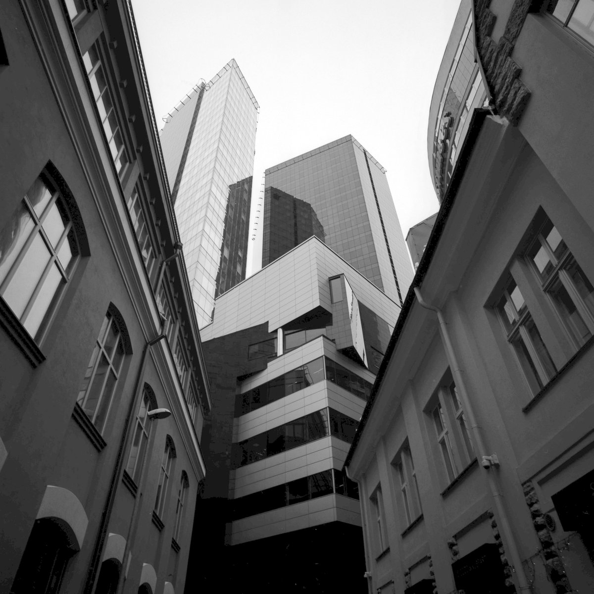 Some of the newer high-rise architecture in Tallinn, Estonia.
The city’s skyline is evolving — modern buildings rise and stand in striking contrast to the historic old town. 
Image number: 95203719
#Architecture #Tallinn #Estonia #lassetur