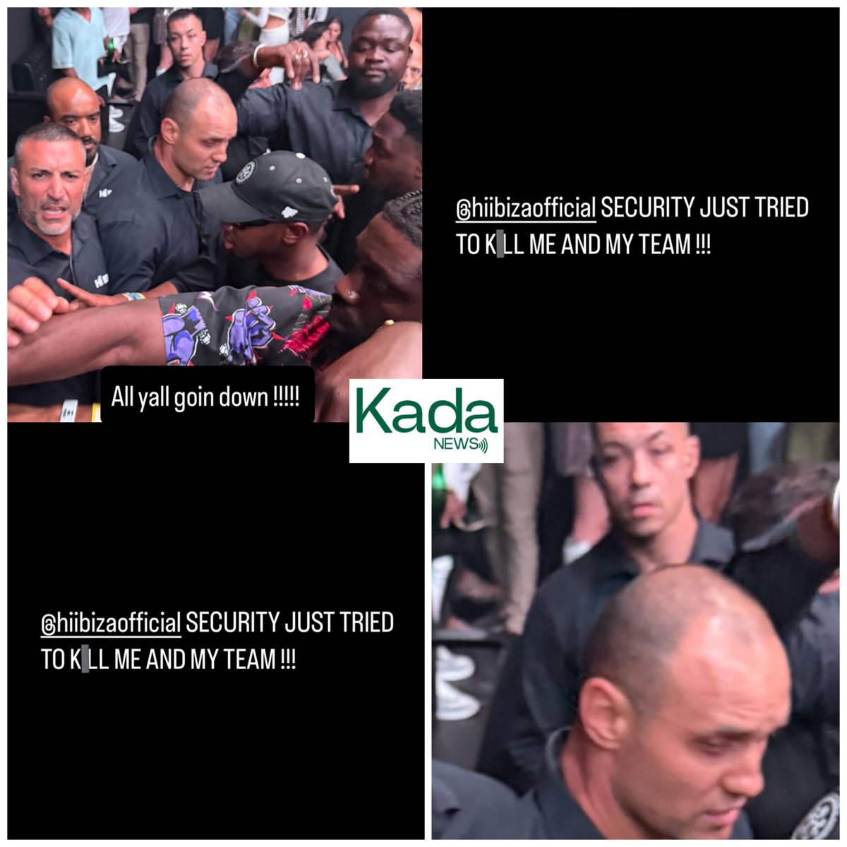 kadanewsng's tweet photo. Davido Alleges Attempted Attack by Security Personnel at Ibiza Nightclub
Nigerian music superstar Davido has taken to social media to raise the alarm over a shocking incident
#KadaNews #KadaTV #KadaNaija #KadunaGist #DavidoInIbiza #JusticeForDavido
#StopTheViolence https://t.co/DCpT7ubvOJ