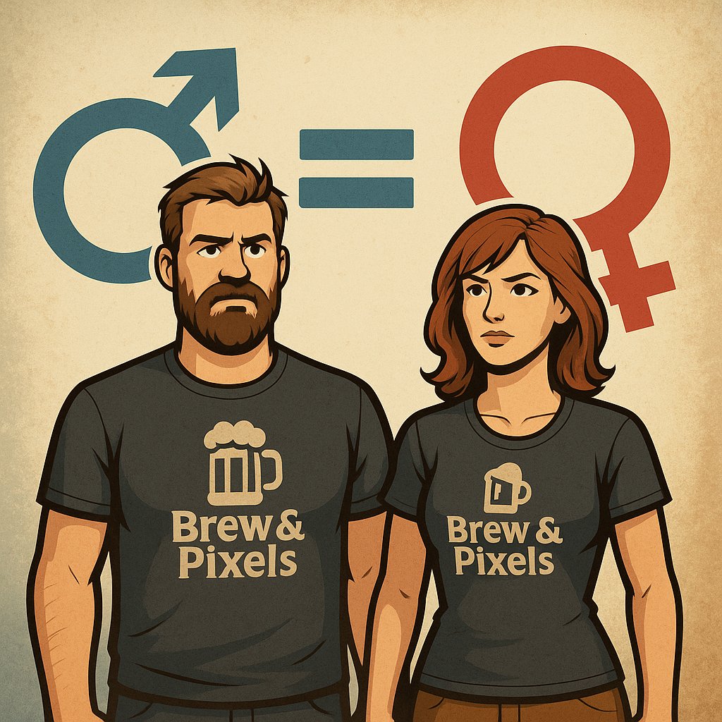 jurgen_er33409's tweet photo. Being equal doesn’t mean being the same.
Peter is a man. Blaze is a woman.
That’s not a problem. That’s the beauty of nature.
Don’t erase identity in the name of progress.
#BrewAndPixels #RespectReality #EqualNotIdentical #CommonSense #IdentityMatters https://t.co/GFNijwSZio