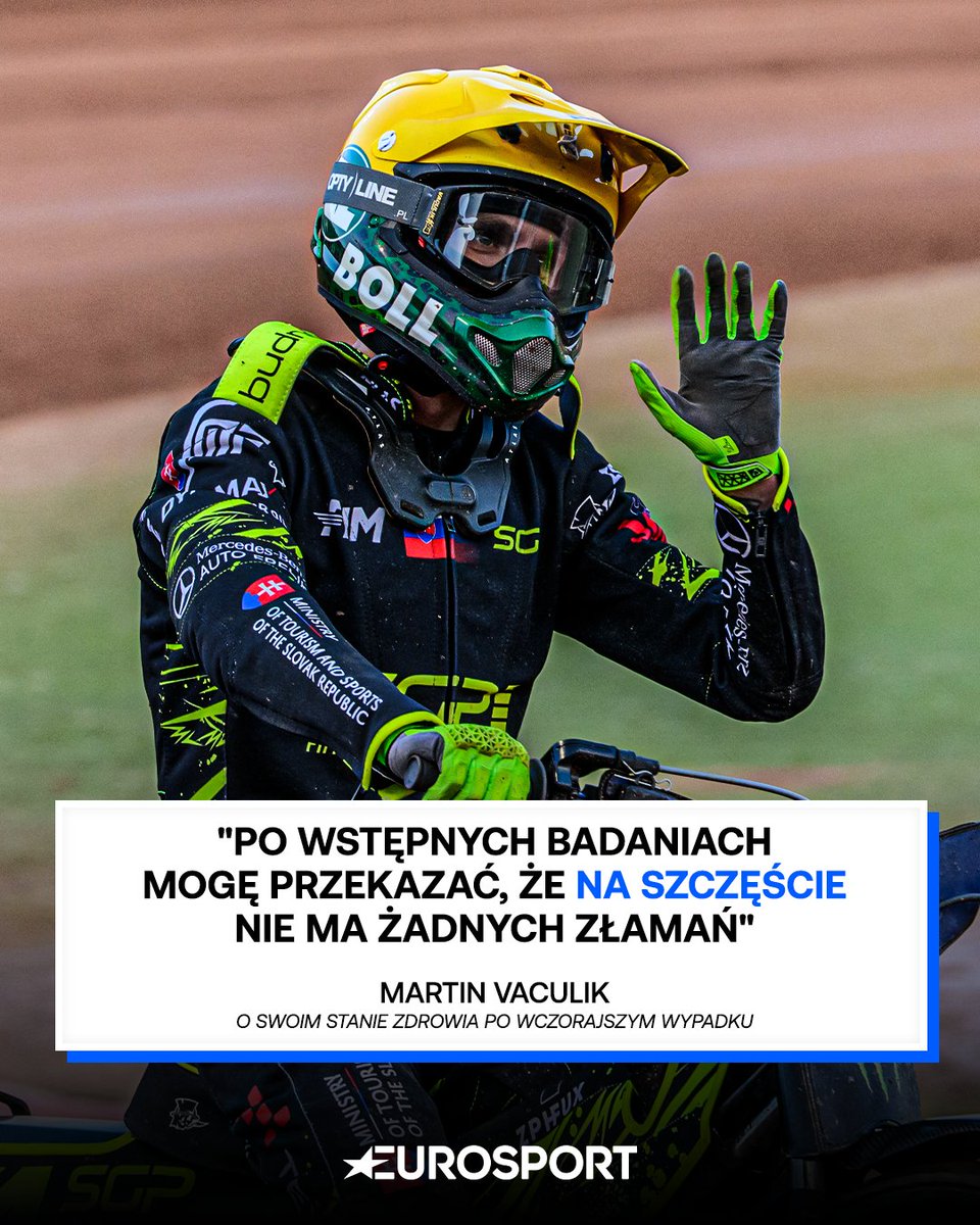 Eurosport_PL's tweet photo. Uff... ✊

#GorzowSGP I #FIMSpeedwayGP https://t.co/hiCaeGhoFh
