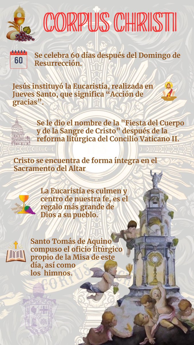 ~ SOLEMNIDAD DEL CORPUS CHRISTI ~