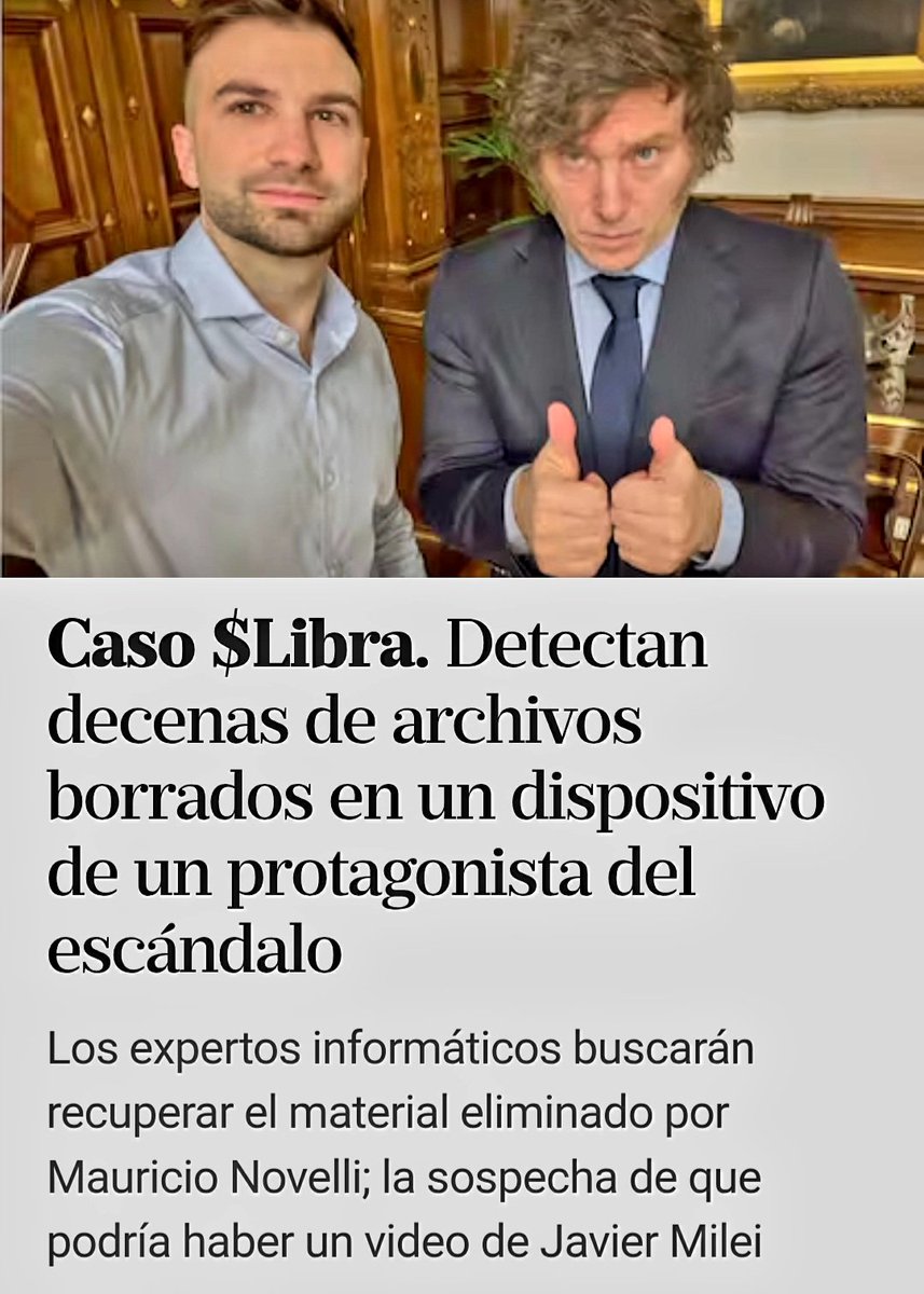 🔴ESTA ES LA MEJOR NOTICIA DEL DIA DE HOY, POR LO MENOS PARA MI. 🔴
#MileiEstafador