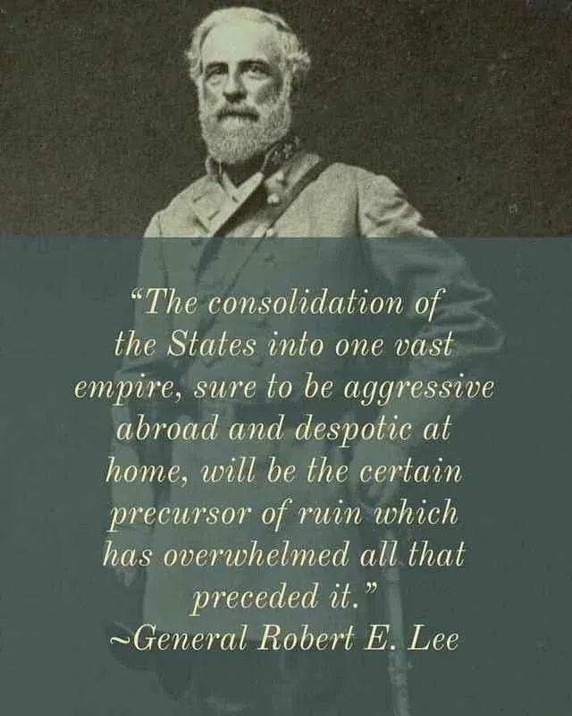 How many times do I have to post this quote before you understand? 
The South Was Right.
