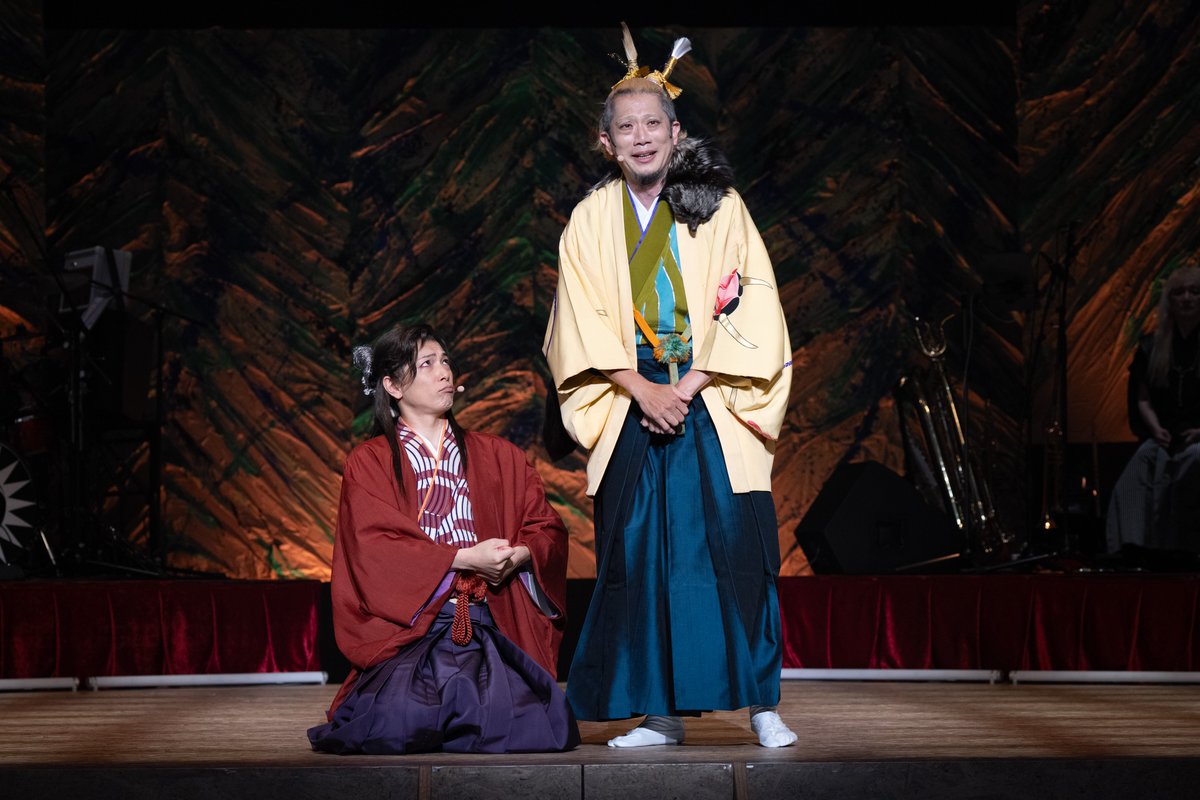 chikamatsu_st's tweet photo. #舞台近松忠臣蔵 最終日昼公演ご来場いただき、ありがとうございました✨

このあと夜公演はいよいよ大千穐楽🔥👏
16:00開演となります。

皆様のご来場をお待ちしております🪭 https://t.co/RzgMlx37XB