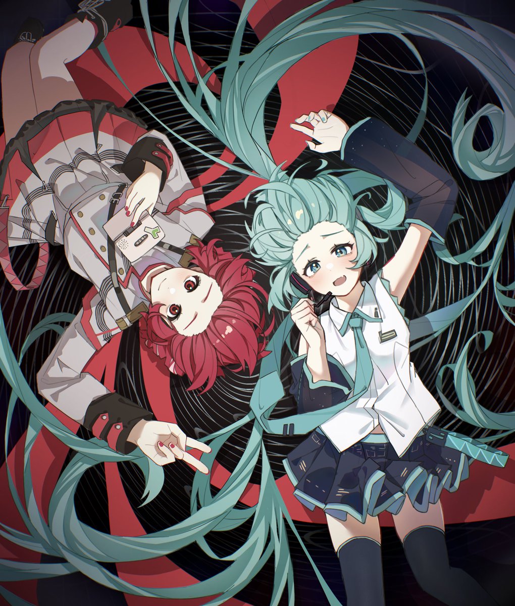 yeelyn123's tweet photo. #初音ミク #重音テト https://t.co/dDeEz94CS0