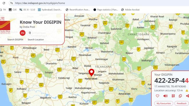 aparanjape's tweet photo. India Post helps transform geolocation with DIGIPIN

The 10- digit alpha-numeric code represents geographic coordinates, developed by creating a uniform 4x4 metre grid of the country

 https://t.co/HCVMcieWH2 https://t.co/asYeC8fNVo