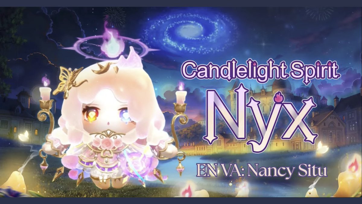 exdevlin's tweet image. &quot;Even the faintest candlelight can light up the night!&quot;🕯️✨

I got to give Candlelight Spirit Nyx an English voice in @eggypartyglobal in Echoes of Time!

Thanks to @KeywordsStudios and Voicetrax West for having me, and extra gratitude to @AriannaRatner for her directing chops.