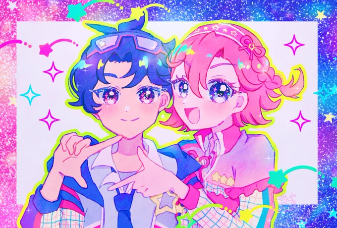 七浦姉弟デュオ ジャンピンロケット⟡.* #アイプリ
