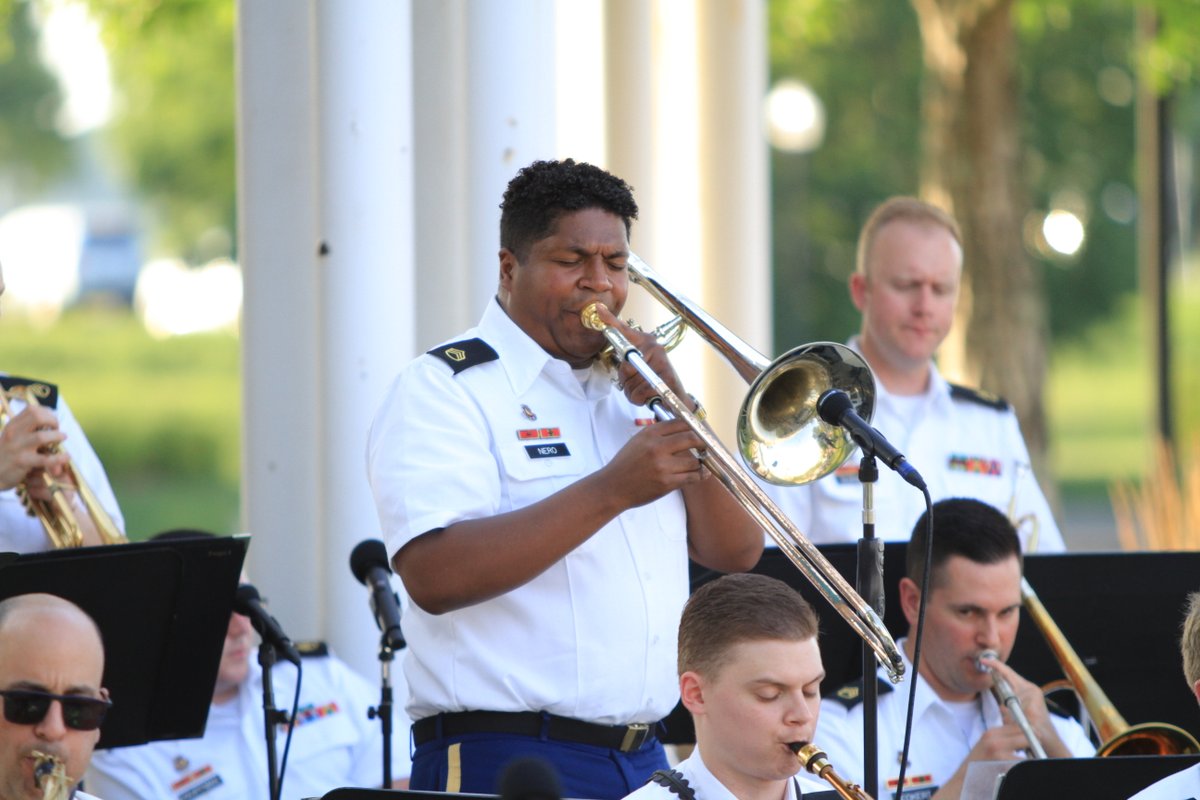 alexanderrogge's tweet image. The U.S. Army Blues performed at the Belmont Bay Marina, featuring vocalist SSG Melinda Rodriguez on What a Little Moonlight Can Do, I'm Hip, and If I Could Fly. #ArmyBlues #Army250 #ArmyBand #BigBand #JazzEnsemble #JazzBand #Jazz #ArmyMusic #MilitaryMusic #BelmontBay #Music