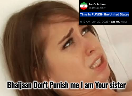 > Porkistani Clown 🤡Wants to Punish United States as if United States is his sister. 

#Iran #UnitedStates