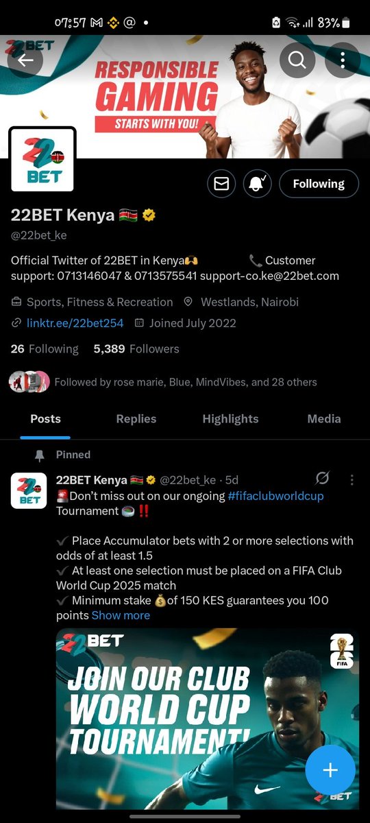 ruiyot2's tweet photo. @22bet_ke #22BetAlwaysPays #Giveaway #22Bet #PromoCode #BetAndWin
@beth_well1 @Laitoriat8
#22betpromocode https://t.co/NZU4rpZ5AK