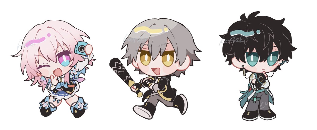 ヨツミさんはコミッションを募集しています！ skeb.jp/@4242ka4 #Skeb #Commission <a href="/skeb_jp/">Skeb (スケブ)</a>より

skeb開設しました！こんな感じのデフォルメイラストを描きます✍️(サンプル画像は版権キャラですがOCのみで！)

宣伝も兼ねて先着5件を1500円〜で受けます🍀︎
よろしくお願いします！