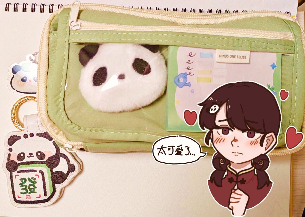 YOUZI_nuko's tweet image. 届いたパンダグッズがかわいかったので川姐と一緒に🥰ほんまに可愛い🐼
#中華34省擬
