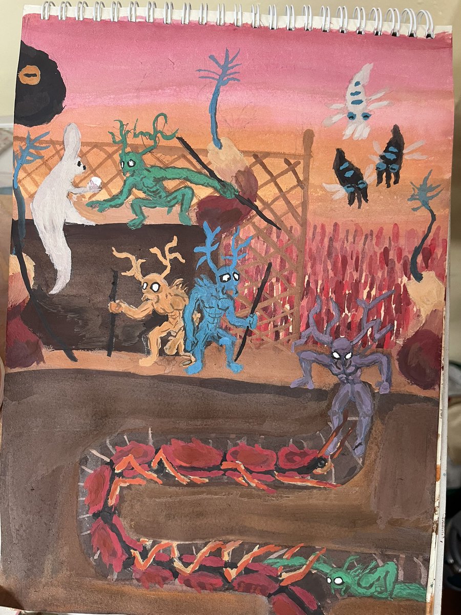 SamGradient's tweet image. A normal day for scav