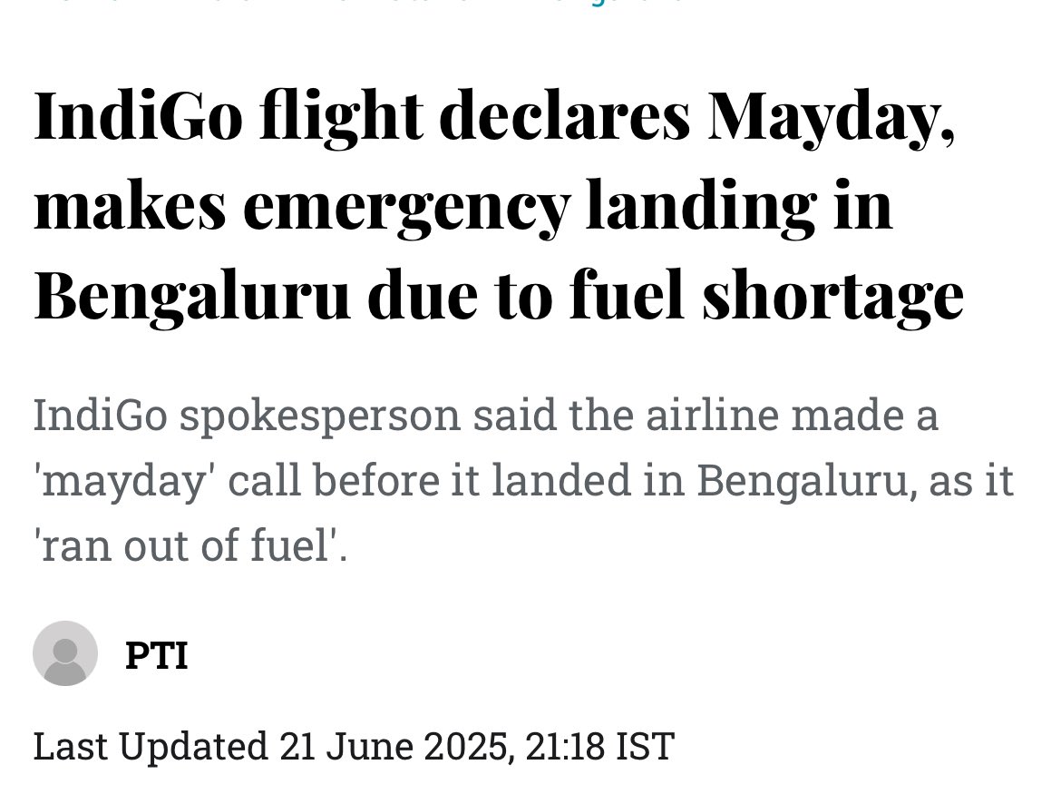 RanaAyyub's tweet photo. Why is this not a headline, especially in the wake of the devastating Air India crash https://t.co/7TjEmRyTZB
