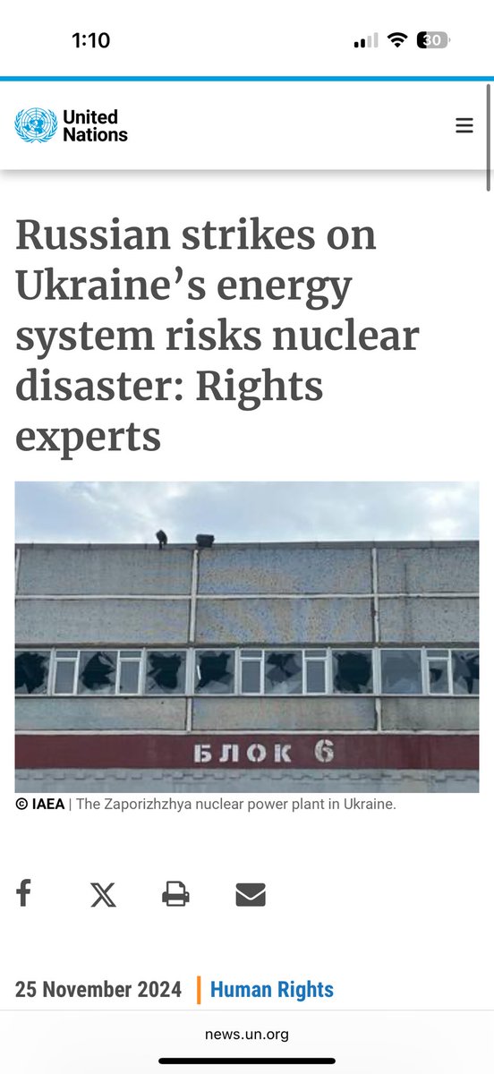 Remember when the mainstream media was against nuclear power plants getting bombed?

International law is out the window.