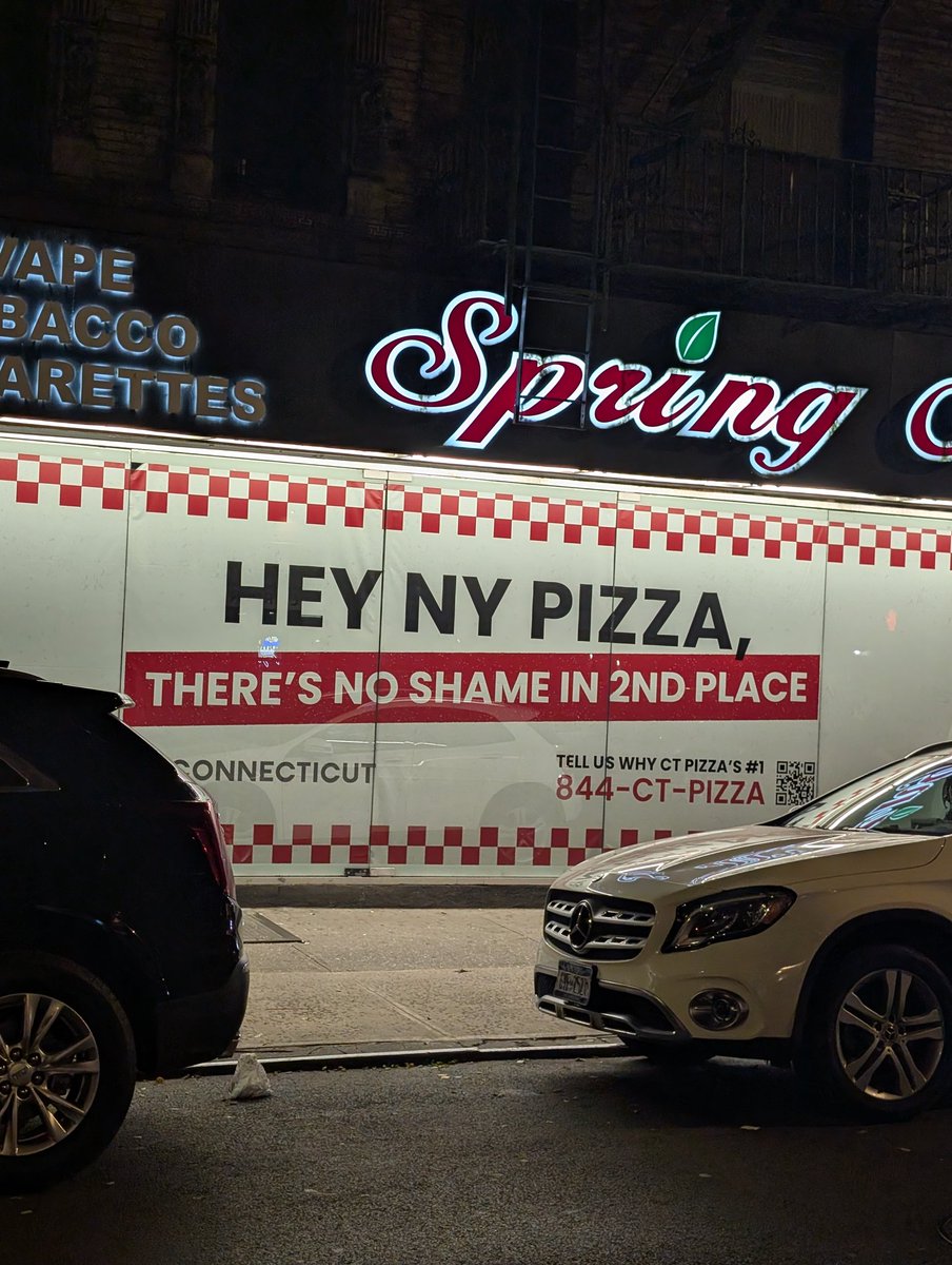 Saw this on spring st rn
It's true, connecticut has Pepe's
