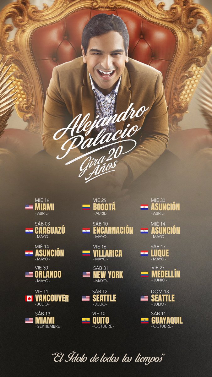 ALEJANDRO PALACIO, El Ídolo tweet media