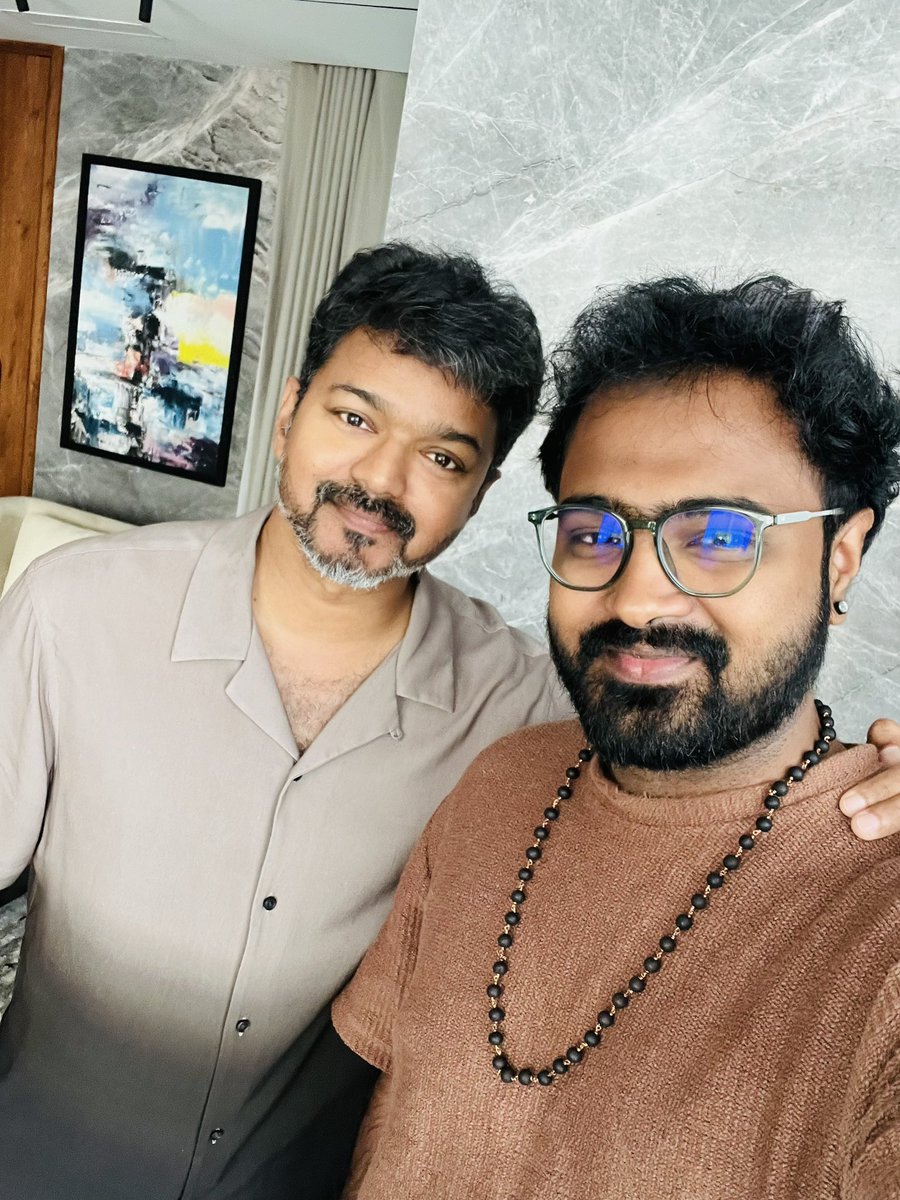 Happiest of birthdays, Thalapathy! Working with you has been a lifelong dream. To get this chance, especially on your last film,is just an incredible blessing! thank you #HVinoth sir. 

#HBDThalapathyVijay #JanaNayagan