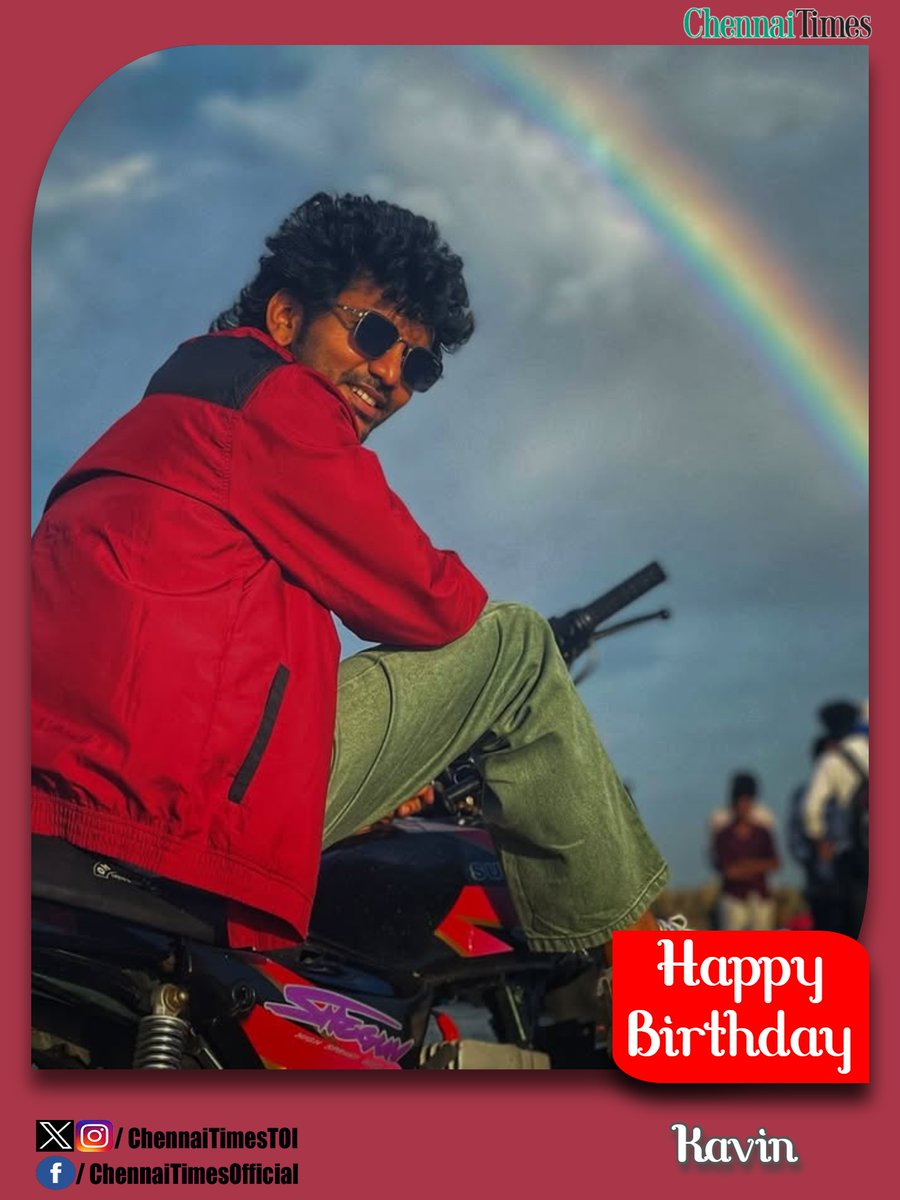 ChennaiTimesTOI's tweet photo. Here's wishing actor @Kavin_m_0431 a very happy birthday and a wonderful year!  

#HappyBirthdayKavin #HBDKavin #Kavin https://t.co/vgnDoGe3Pu