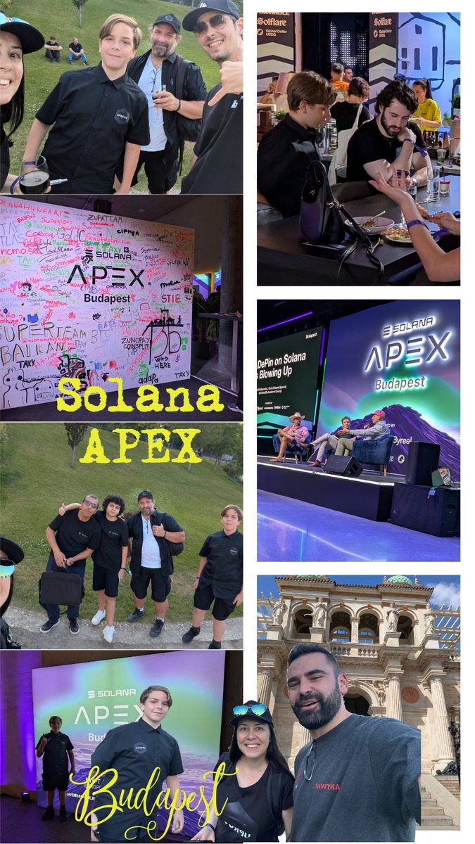 <a href="/UpRockCom/">UpRock</a> <a href="/solanahungary/">Solana Hungary | June 21 APEX</a> #apex_budapest was lit 🔥 💪🤩
Cool projects, engaging discussions, best people 🙌