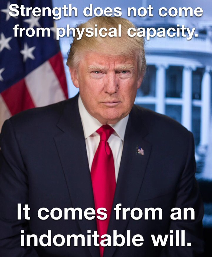 TRUMP_ARMY_'s tweet photo. @realDonaldTrump PEACE THROUGH STRENGTH https://t.co/s1yQ9flY0q