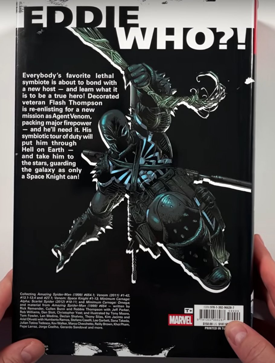 first look at Agent Venom Omnibus (DM)