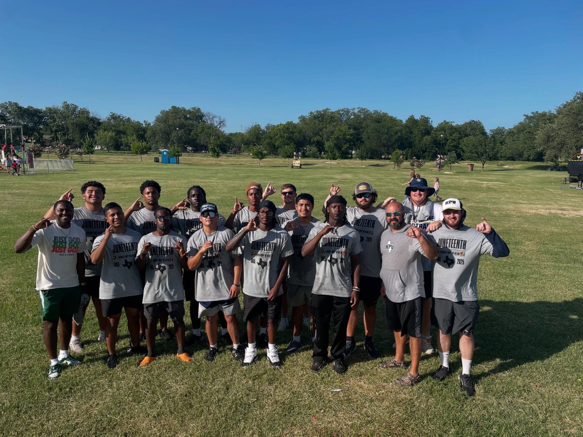 <a href="/HPUFootball/">Howard Payne University Football</a> enjoyed being a part of Family Fun Night! The Saturday night gathering at Cecil Holman Park in Brownwood was part of the Juneteenth Celebration in our city! We look forward to being a part of this celebration again next year!

#StingEm