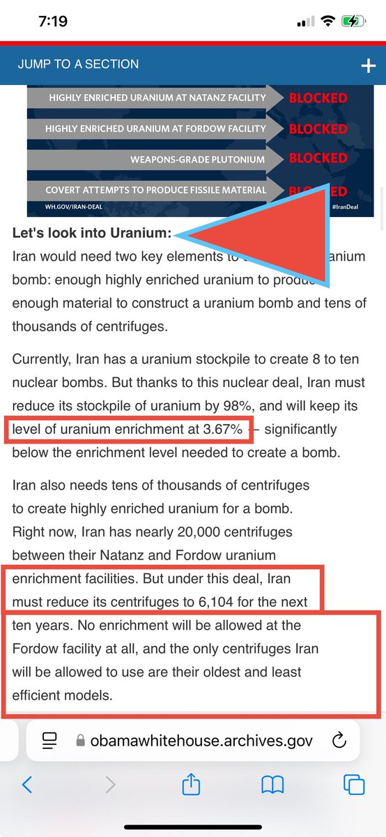rattletrap1776's tweet photo. The “great” Iran Nuclear Deal by Obama that President Trump HAMMERED from the start. 

Anyone who posts: “I did not vote for this,” you’re ignorant. 

EOs do NOT require Legislation. 

National Emergencies have an automatic 2 year termination clause.

To continue NEs, it requires: Pen, Paper, and President.

Executive Order 12170, by Jimmy Carter, declared a National Emergency with IRAN in 1979.

Why is the OLDEST National Emergency in place with IRAN? 

Why did the bureaucrats on both sides keep continuing this every 2 years and never dealt with for 37 years?

Why did the bureaucrats allow Iran to build Nuclear Facilities for 37 years?

"Biden" had “Democratic control of the House and Senate” from 2021—2023... 

Yet continued 8 EOs with 8 National Emergencies by PDJT that would've automatically terminated in 2 years by Law?

All of which are: 
Deporting Illegal Migrants
Enforcing DOGE
Froze assets of funding PRC
Taking back the Panama Canal
Eliminating Stock and Trader fraud
Combatting all forms of Human Rights Abuse
Eliminating Lawfare and Election Interference
Destroying Big Pharma, Opioids and Illicit Drugs
Combatting all forms of Trafficking

And:

Ending foreign wars declared in EOs with National Emergencies from 1979 to 2016.

Obama declared the National Emergency with Yemen in an Executive Order in 2012 that was continued every 2 years by Congress to PDJT.

Why would “Biden” and Dems listen to PDJT speeches what he was going to do in 2025—2029, yet keep those active to enforce, without skipping a beat, starting Jan. 20, 2025?

The War Order was introduced in the Democratic controlled House on Dec. 20, 2019, under PDJT. 

A DEMOCRATIC controlled House introduced the War Order under PDJT.

The past 9 years all outline:

 👉🏻 Special Operations, Unconventional and Irregular Warfare.

👉🏻 Military Occupation, and Continuity of Government. 

👉🏻 Government in Exile and Puppet State.

BIPARTISAN with MULTIPLE World Leaders.

PDJT is the FIRST President to create a Strategic Plan for Subterranean Warfare = Underground/Tunnels.

Iran and Israel Operations are outlined in our Army Publications in 2019. 

4 Ways Military pairs with Federal Laws: Executive Orders, National Emergencies, Proclamations, Treaties. 

Presidential Emergency Action Documents part of a Continuity of Government Plan.

PEADs are PRE-PLANNED and expand Power of the President and are Executive Orders, National Emergencies, Proclamations, Treaties.

The COG was invoked in EO 13961, Dec. 7, 2020.

If “Biden” was president, he’d had same power as every other, so, why not revoke the EO on Jan. 20, 2021, versus let it run from Dec. 7, 2020, to Jan. 19, 2025, to the last full day of presidency?

PARTIALLY revoked = STILL in COG.

What are the odds COG is found in Joint Operation 3.0 dated Jan. 17, 2017, and the new Federal Continuity Directive 1 was issued Jan. 17, 2017?

And the same odds that Joint Planning 5.0 dated June 16, 2017, following the issue of Federal Continuity Directive 2 issued June 13, 2017, designed to support Joint Operation 3.0?

When you have unequivocal proof of a COG... You have unequivocal proof of PEADs. 

PDT issues a NSPM-2 in 2017 with Order of Succession.

“Biden” "renewed" the NSPM-2 but did NOT have an OoS = continuing COG. 

PDT issues a 2nd NSPM-2 in 2025 with OoS. 

The NSPM-2 OoS is SPECIFICALLY for a: COG. 

The OoS starting with Sec of State is also for COG.

Every other Pres. had an OoS in the Dept of DEF and a National Security Strategy since their origin, except "Biden."

The most RECENT OoS in the Dept of DEF is from EO 13963, Dec. 10, 2020, found in DoDI 3020.26, "DoD Continuity Policy," June 4, 2024. COG for Dept of DEF. 

Current was 83.7%.

Obama said 3.67%.

Obama said 6,104 centrifuges.

Current 14,000 in Fordow.

The Deal = no enrichment at all in Fordow.

Current Enrichment was 83.7% from 3.67%?

Obama lied. 🔥💩

PDT is terminating the EOs and NEs by SWAMP. 

Yes, yes you did vote for this morons. 🫡♟️🇺🇸