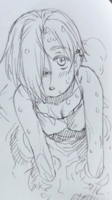 昼下がりのらくがき
水浴び小梅「…Pさんどうしたの?暑い?」 