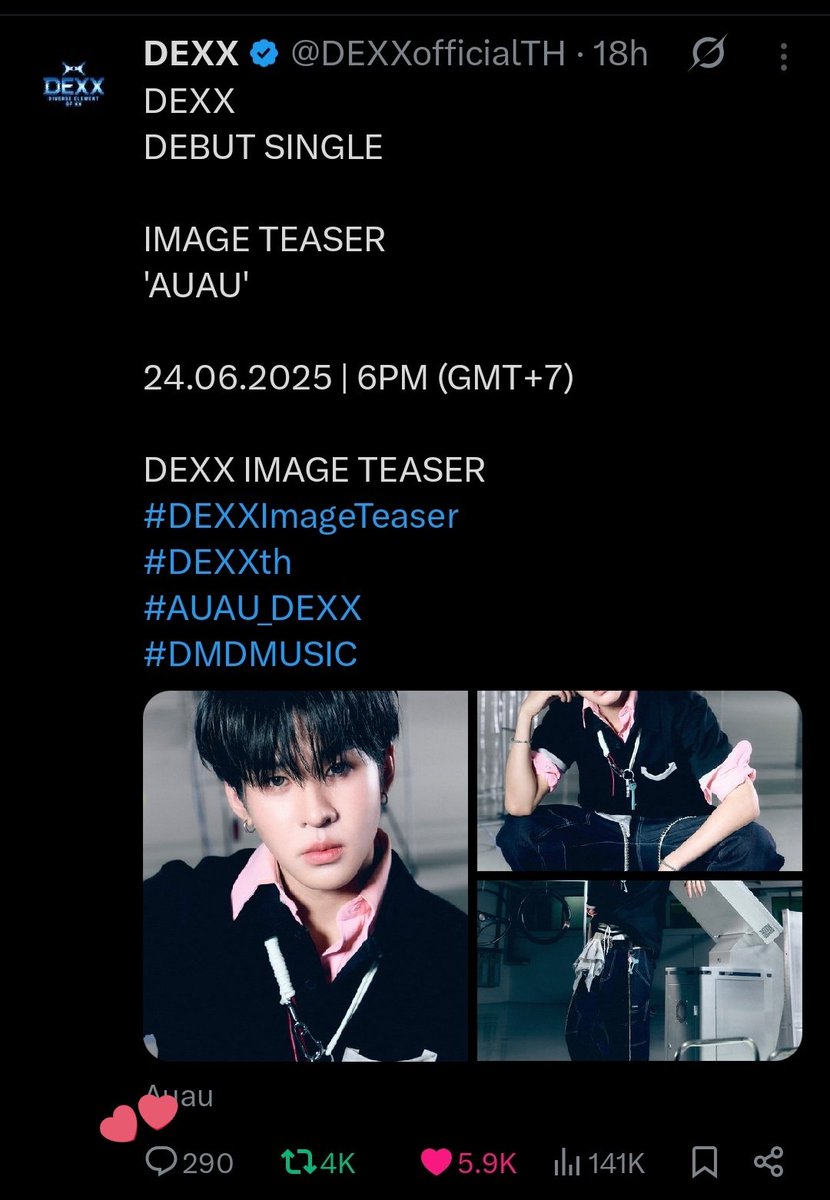 nongengggg's tweet photo. ระว่างรอเทรนขอแรงคนเม้นอีก10คนคับ อีก10คนจะถึง300แล้วววว
DEXX IMAGE TEASER
#DEXXImageTeaser
#DEXXth
#AUAU_DEXX https://t.co/mUfvOOlh8L