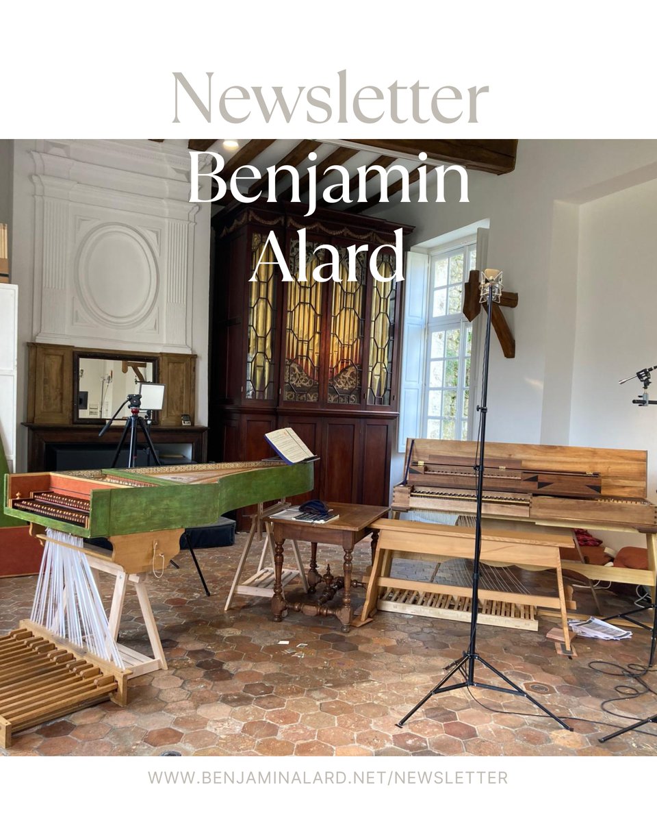 BenjaminAlard's tweet image. [La Newsletter de Benjamin Alard]
Ne manquez rien de ses prochaines actualités. En vous inscrivant à sa newsletter, vous recevrez tous les trimestres, dans votre boîte email, un bulletin d&apos;information sur ses actualités ... 
👇 Abonnez-vous !
benjaminalard.net/newsletter/