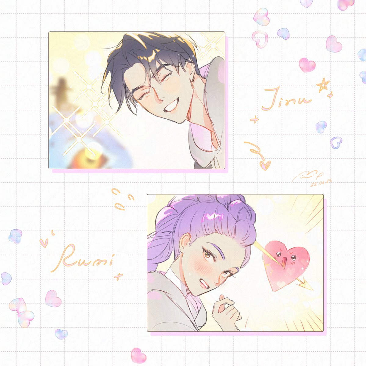 💘

#KPOPDEMONHUNTERS #rujinu #jinumi