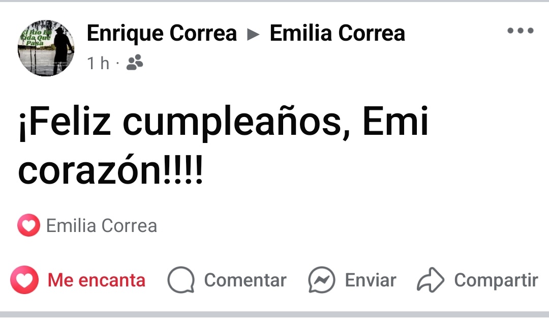 erróneamente en Facebook figura mi fecha de nacimiento el día de hoy.
mi abuelo en corto: