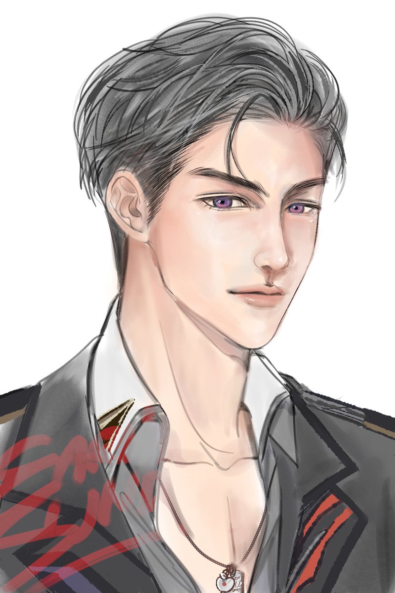 Sisiba48's tweet photo. HIS HAIR UP!!! 🗣️🍎

#Caleb 
#LoveandDeepspace 
#loveanddeepspacefanart 
#arttwt https://t.co/TgmdqIgtf4