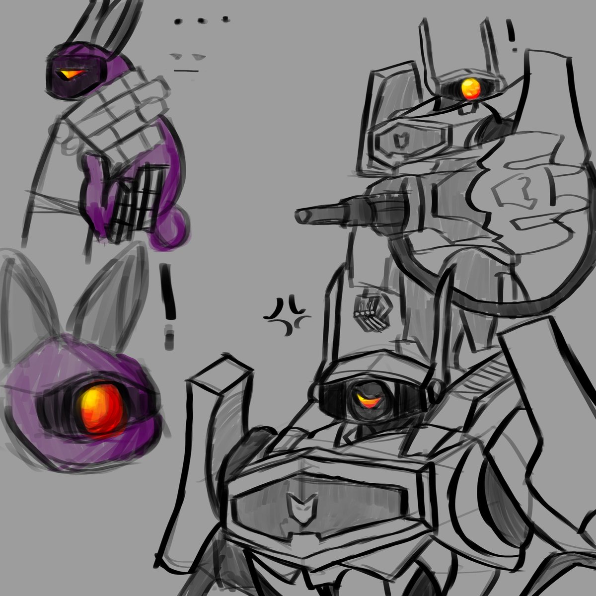 Taylordrawsalot's tweet photo. There were actually like 5 requests of shockwave.
This took me like 4 and a half hours.
#Shockwave #Maccadam #Transformers #bunnywave https://t.co/dCdd1hDKBF