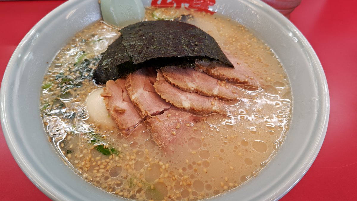 小山駅と駅近くの山岡家で食べた塩チャーシュー 