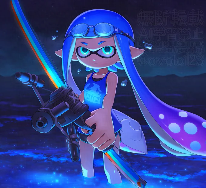 ウミホタル #Splatoon #splatoonart