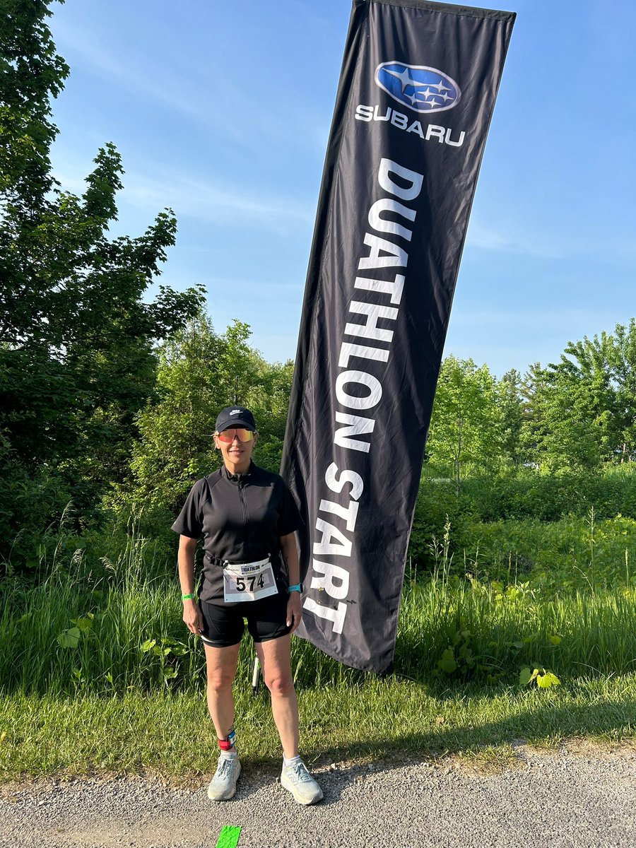 KBooth77's tweet photo. Completed my first Olympic Duathlon last weekend (2 km run followed by 36 km bike followed by 10 km run). Had so much fun! @subarutriathlon https://t.co/tVNrow6GHu