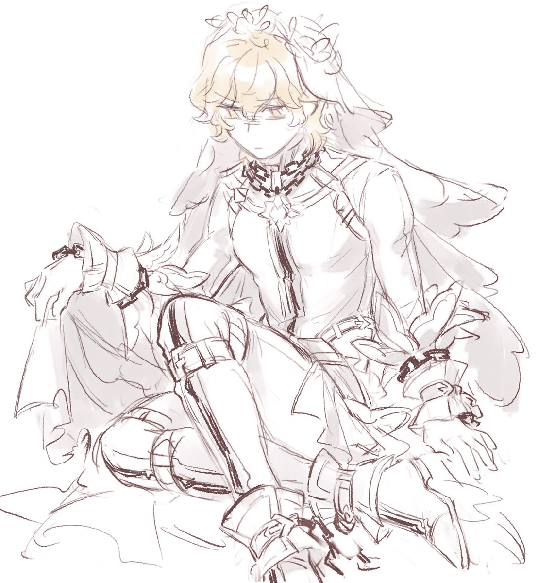 L_kui03's tweet image. 赫尼的 尼禄花嫁