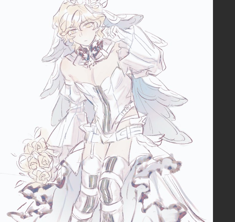 L_kui03's tweet image. 赫尼的 尼禄花嫁