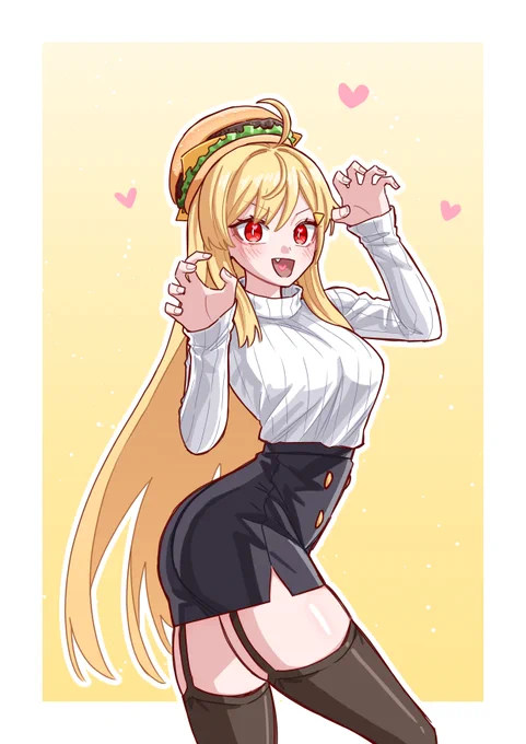 징버거 낙서 #이세계아이돌 #징버거 #팬아트