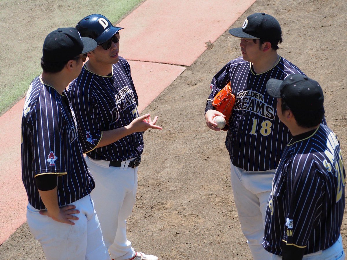 yuuki1008568252's tweet photo. クラブ選手権予選二回戦、ホゼン様との一戦。痺れる展開の中、佐藤(#7)のHR等で打ち勝ちました！来週は準決勝、決勝！再び全国への切符を掴めるよう全力で頑張りますので応援宜しくお願い致します！
#川口ゴールデンドリームス #川口gd #社会人硬式野球 #クラブチーム #jaba #埼玉県野球協会 #全国制覇 https://t.co/Dn1U90LQsH