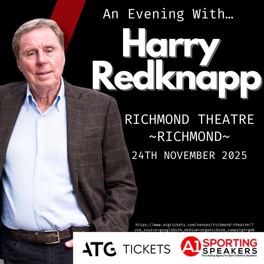 TheGeoffHurst's tweet image. ⁦@Redknapp⁩ Live in Richmond November 24th. Tikets ⁦@ATGTICKETS⁩ #HARRY #pompey #spurs #i’macelebrity #kingofthejungle
