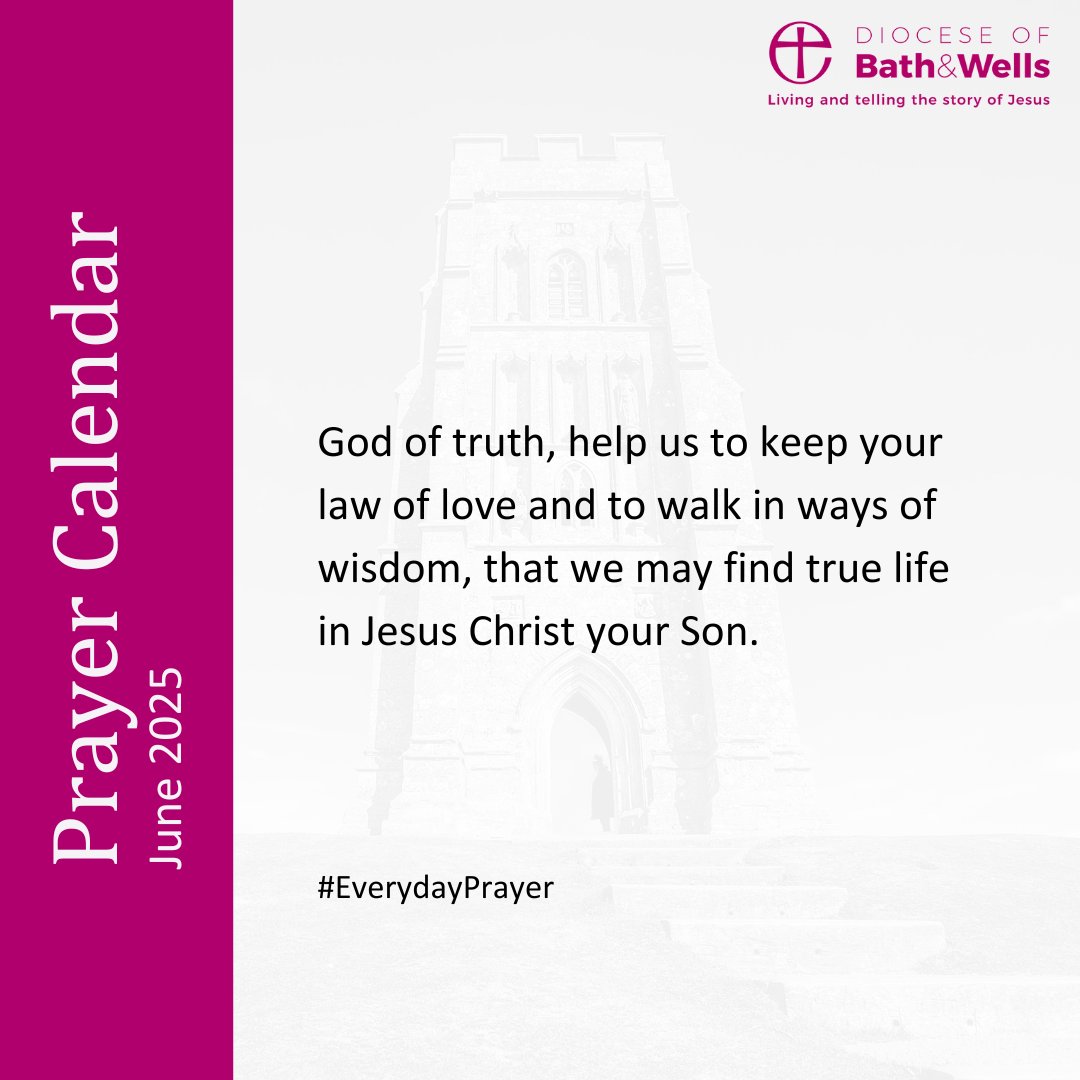 God of truth, help us to keep your law of love and to walk in ways of wisdom, that we may find true life in Jesus Christ your Son.