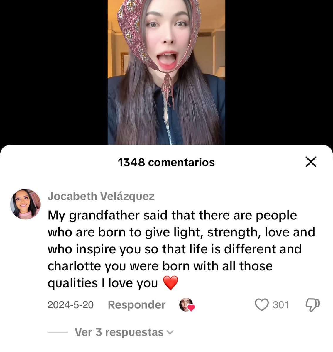 Quiero felicitar a todas las personas que asistieron al evento de Englot en México, que las abrazaron y respetaron a pesar de alguna persona que, de pronto, fue grosera con mi querida charlotte. La Verdad, que lo lamento tanto. Saben, yo admiro demasiado a Charlotte; tiene una