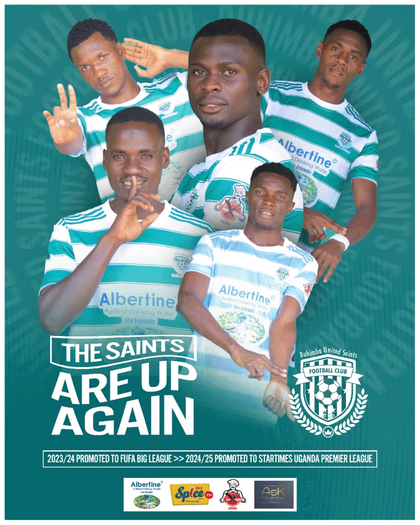 Buhimba United Saints FC (@buhimbaf) on Twitter photo Again, Again and Again πͺπͺπͺππ€
Congratulations to Saints Family.. We believed, and its reality now..what a season πͺππ©΅π€
Good morning <a href="/UPL/">StarTimes Uganda Premier League</a> Again, Again and Again πͺπͺπͺππ€
Congratulations to Saints Family.. We believed, and its reality now..what a season πͺππ©΅π€
Good morning <a href="/UPL/">StarTimes Uganda Premier League</a>