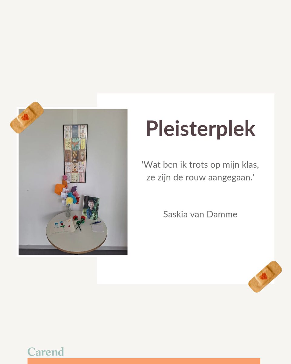'Afgelopen februari overleed Koen en hebben we met de klas afscheid moeten nemen.'

Lees het verhaal van docent en mentor Saskia van Damme in onze rubriek 'Pleisterplek':👇

carend.nl/artikel/herinn…

#ongeneeslijk #palliatievezorg #afscheid #onderwijs #jongeren